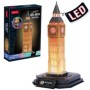 Marile Arhitecturi ale lumii Puzzle 3D Big Ben editie luminoasa 32 piese